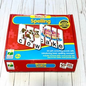 The Learning Journey Match it! Spelling Puzzle 70 Pieces - Kids Learning Toys